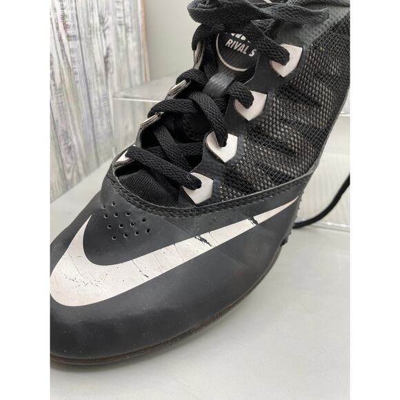 Nike Rival S Black Track Cleats Athletic Shoes *No Spikes Men’s 11.5 - Picture 11 of 13